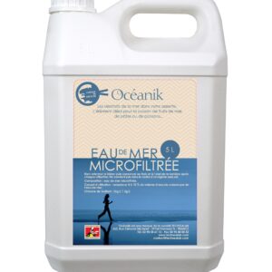 Eau de mer microfiltrée 5L